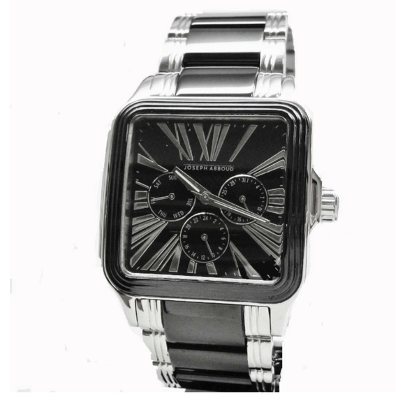 NEW Joseph Abboud Men's Two-Tone Square Face Watch - Picture 1 of 6